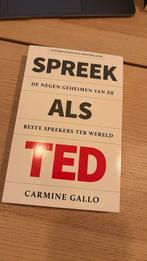 Carmine Gallo - Spreek als TED, Livres, Science, Comme neuf, Enlèvement ou Envoi, Carmine Gallo
