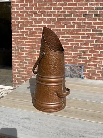 Sceau à charbon / Porte parapluie en cuivre beschikbaar voor biedingen