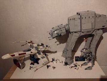 Lego Star Wars 75313 AT AT + 75320 +75322  +witte platen beschikbaar voor biedingen
