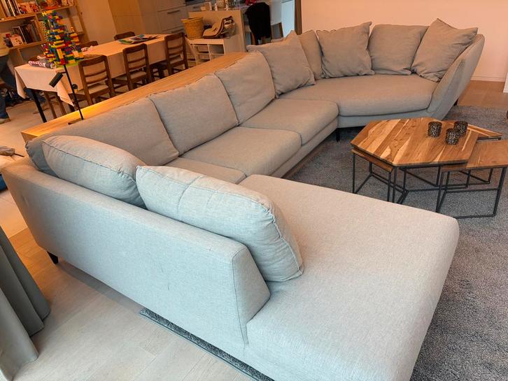 Hoekzetel, Huis en Inrichting, Zetels | Complete zithoeken, Gebruikt, Stof, Ophalen