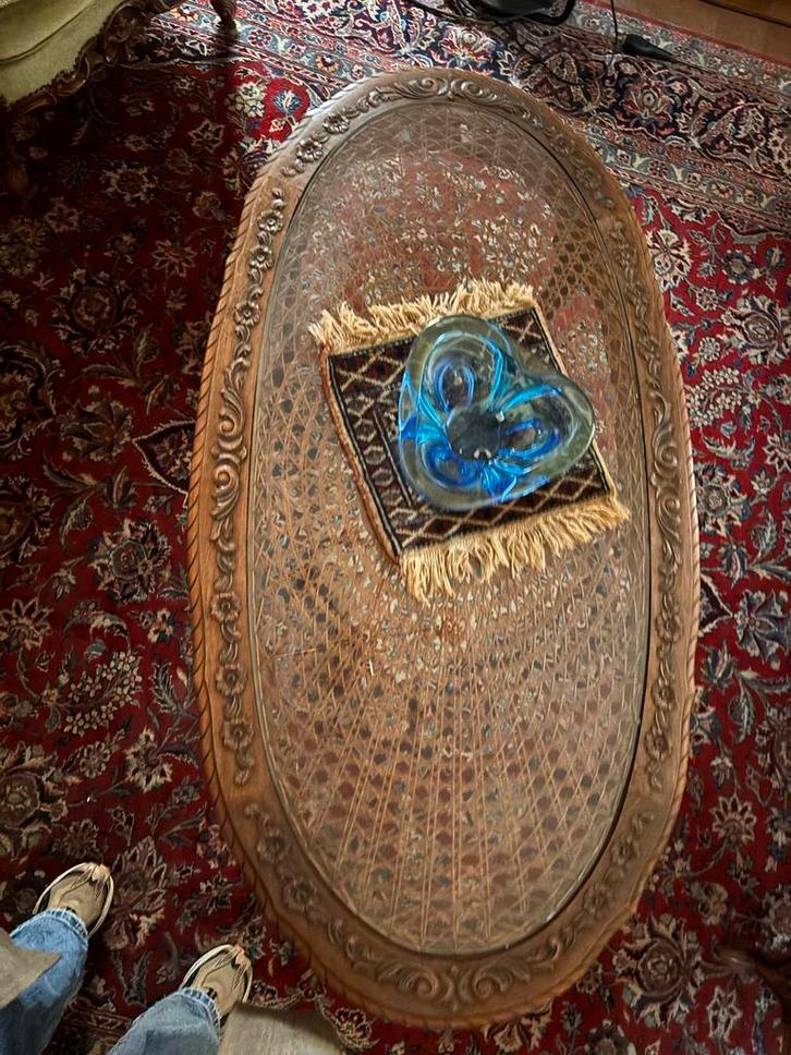 Antieke thee / salon tafel, Antiek en Kunst, Antiek | Schalen, Ophalen