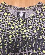 t-shirt Superdry XS korte mouwen geel grijs tijgerprint, Kleding | Dames, Grijs, Maat 34 (XS) of kleiner, Superdry, Ophalen of Verzenden
