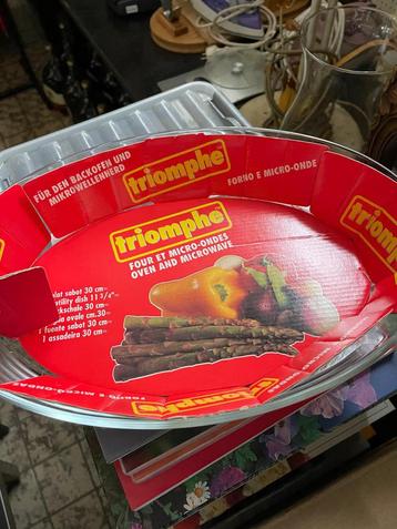 Nieuwe ovenschalen Triomphe – oven en microgolf – 30 cm beschikbaar voor biedingen