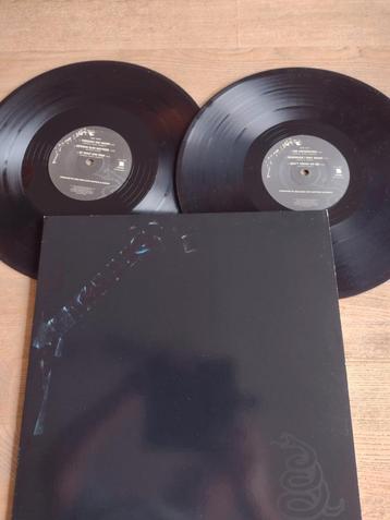 2 LP: METALLICA : BLACK ALBUM (nieuwstaat) beschikbaar voor biedingen