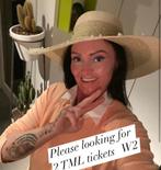 Tickets Tomorrowland gezocht voor W2 zondag27, Twee personen, Meerdaags