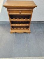 mooie kast met wijnrek en schuiflade, Huis en Inrichting, Woonaccessoires | Wijnrekken, Ophalen, Gebruikt, 50 tot 75 cm, 15 tot 25 flessen