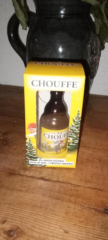 Brasserie bier Boule de Noël Chouffe, Verzamelen, Biermerken, Nieuw, Reclamebord, Plaat of Schild, Overige merken, Ophalen of Verzenden