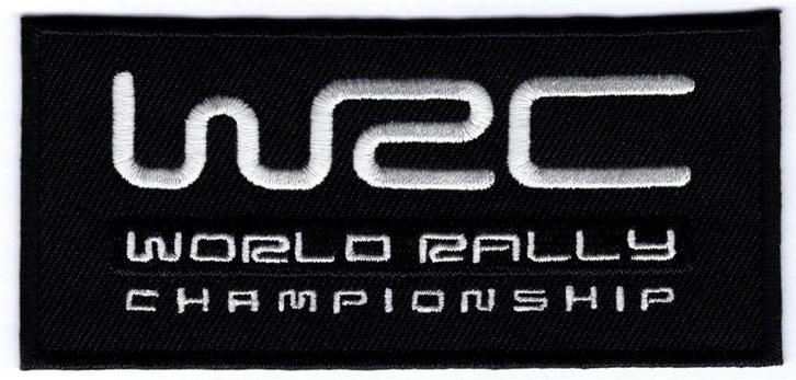 WRC World Rally Championship stoffen opstrijk patch embleem, Verzamelen, Automerken, Motoren en Formule 1, Nieuw, Verzenden