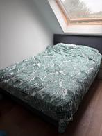 GRATIS tweepersoonsbed met matras, Ophalen, Gebruikt, Tweepersoons, 140 cm