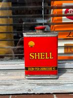Oud SHELL olie blik, Verzamelen, Ophalen of Verzenden, Gebruikt, Gebruiksvoorwerp