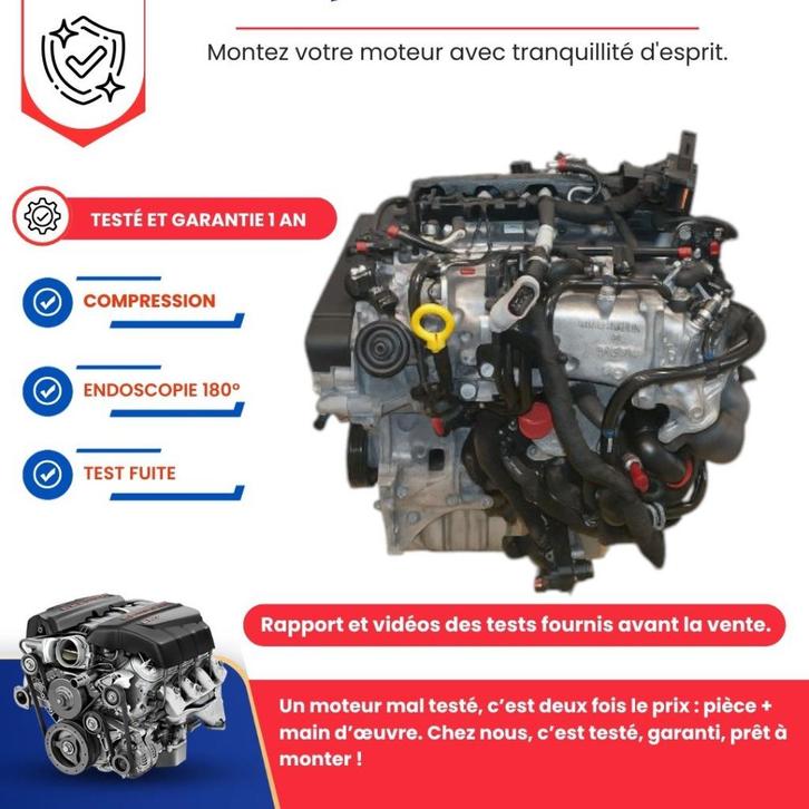 Complete motor audi a3 8v/vw golf vii bluemotion, Auto-onderdelen, Motor en Toebehoren, Audi, Seat, Skoda, Nieuw, Ophalen of Verzenden