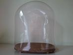 Grote vintage glazen stolp jaren '60 - '70, Ophalen