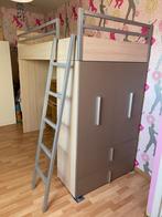 Kwalitatief stapelbed met kasten en bureau, Kinderen en Baby's, Kinderkamer | Stapelbedden en Hoogslapers, Ophalen, Stapelbed