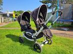 Dubbele buggy ABC design Zoom, Kinderen en Baby's, Ophalen, Gebruikt, Overige merken, Verstelbare rugleuning