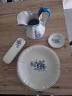 Ensemble toilette époque Delft handmade, Antiquités & Art, Enlèvement
