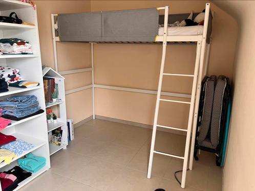 Lit mezzanine IKEA VITVAL, Kinderen en Baby's, Kinderkamer | Stapelbedden en Hoogslapers, Gebruikt, Hoogslaper, Ophalen