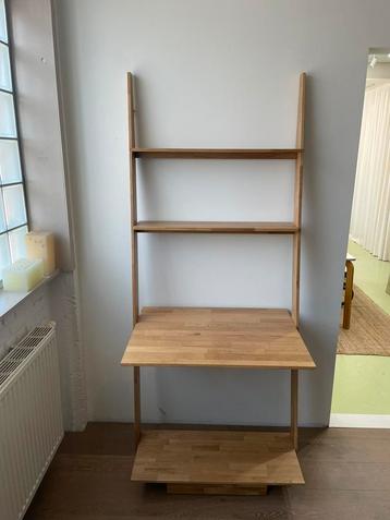Massief eiken wandrek met bureau – La Redoute “Jimi” beschikbaar voor biedingen