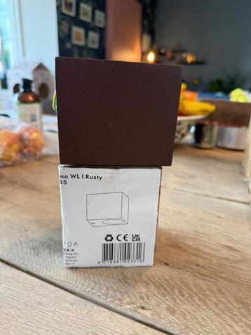 2x Roestkleurige GU10 spot beschikbaar voor biedingen