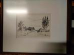Pentekening, Antiek en Kunst, Kunst | Etsen en Gravures, Ophalen