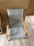 Ikea Poang lichtgrijze fauteuil