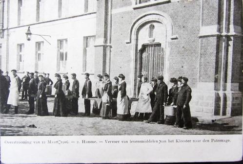 ZICHTKAART HAMME- OVERSTROMING VAN 12 MAART 1906, Verzamelen, Postkaarten | Themakaarten, Ongelopen, Stad of Dorp, Ophalen of Verzenden