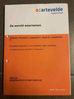 De Wereld waarnemen - Lager Onderwijs Artevelde, Enlèvement, Utilisé