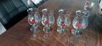 4 Duvel Glazen van serie 85 jaar jaren  48  57 64 71, Ophalen, Duvel