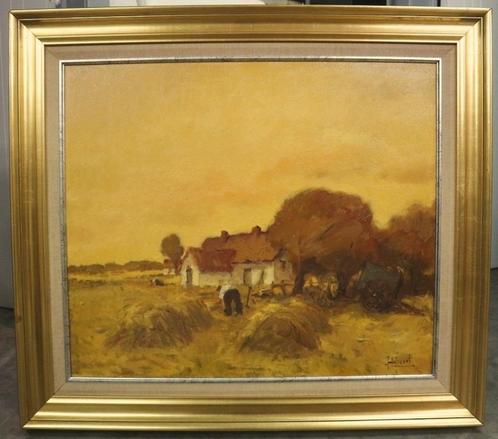 Juul DE CORT, oogst, Antiek en Kunst, Kunst | Schilderijen | Klassiek, Ophalen