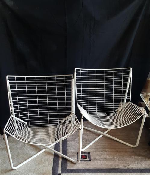 Niels GAMMELGAARD pour IKEA  2 fauteuils Järpen métal blanc, Antiquités & Art, Antiquités | Meubles | Chaises & Canapés, Enlèvement
