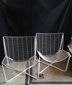 Niels GAMMELGAARD pour IKEA  2 fauteuils Järpen métal blanc, Antiquités & Art, Enlèvement