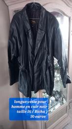 longue veste noir en cuir pour homme Taille 56 ( Richa )avec, Vêtements | Hommes, Costumes & Vestes, Comme neuf, Noir, Enlèvement ou Envoi