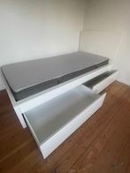 1 persoonsbed, Huis en Inrichting, Slaapkamer | Bedden, Ophalen, 90 cm, Eenpersoons, Wit
