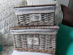 PANIERS en osier, Huis en Inrichting, Woonaccessoires | Schalen en Manden, Ophalen, Mand, Zo goed als nieuw, Riet