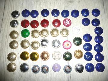 Champagne capsules beschikbaar voor biedingen