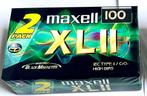 2 pak Maxell XL II 100 cassettes bandjes . Nieuw en gesealed, Cd's en Dvd's, Cassettebandjes, 2 t/m 25 bandjes, Onbespeeld, Verzenden