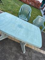 Tuintafel met 6 stoelen, Tuin en Terras, Tuintafels, Ophalen, Zo goed als nieuw