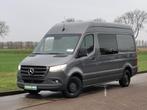 Mercedes-Benz Sprinter 319 3.0L V6 L2H2 Dubbel Cabine Airco, Auto's, Bestelwagens en Lichte vracht, Te koop, Zilver of Grijs, Gebruikt