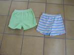 2 zachte badstof shortjes maat 104, Ophalen of Verzenden, Zo goed als nieuw, Meisje, Broek