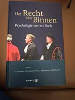 Het recht van binnen. Psychologie van het recht., Ophalen of Verzenden, Zo goed als nieuw