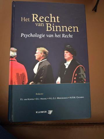 Het recht van binnen. Psychologie van het recht. beschikbaar voor biedingen
