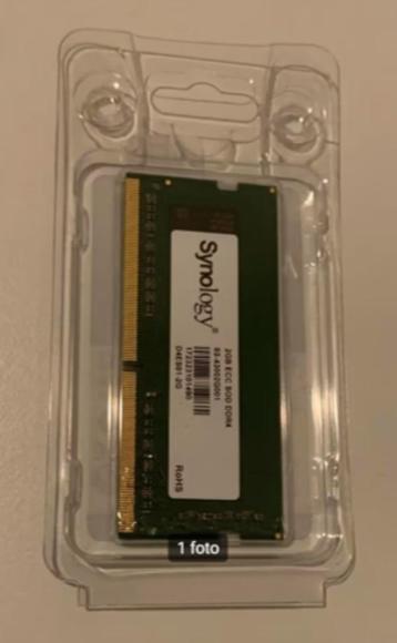 Ongebruikt 2GB origineel Synology geheugen. DDR4 so-dimm ECC disponible aux enchères