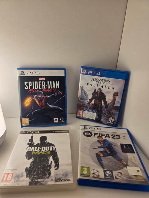Lot jeux PS5 + PS4 (Spider-Man, Valhalla) + 2 jeux OFFERTS !, Games en Spelcomputers, Games | Sony PlayStation Vita, Zo goed als nieuw