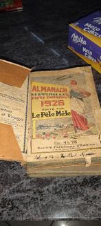 Almanach ancien, Enlèvement, Utilisé, Photographie général, Divers