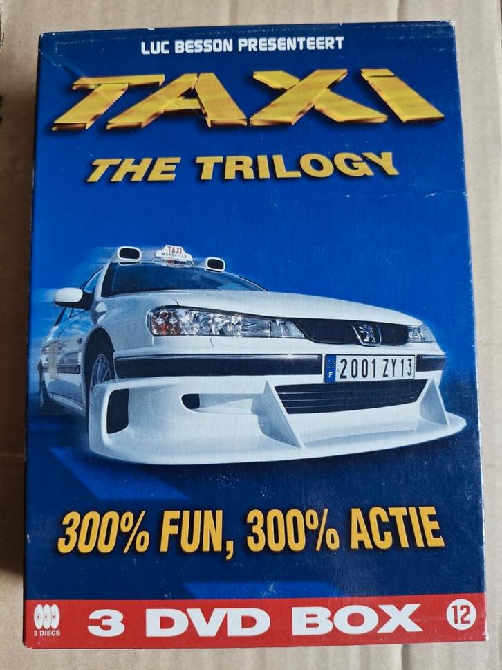 Taxi The Trilogy Box, Cd's en Dvd's, Dvd's | Actie, Gebruikt, Actiekomedie, Boxset, Vanaf 12 jaar, Ophalen of Verzenden