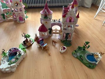 Château de princesse Playmobil + étangs + accessoires, Enlèvement
