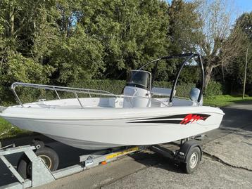 Easy Boat 550 Nieuwe Italiaanse console boot met Honda 80 pk