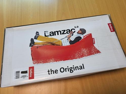 Fatboy Lamzac 2.0 opblaasbare loungebank, Huis en Inrichting, Zitzakken, Nieuw, Zitzak, Zwart, Ophalen