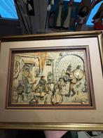 Originele unieke Anton Pieck. 3 dimensionale prent, Antiek en Kunst, Ophalen