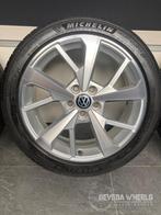 18” originele Volkswagen Touran 5T velgen + banden 5x112, Auto-onderdelen, Banden en Velgen, 18 inch, Gebruikt, Banden en Velgen