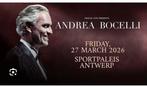 1 of 2 Tickets voor Andrea Bocelli Afas Dome, Tickets en Kaartjes, Maart